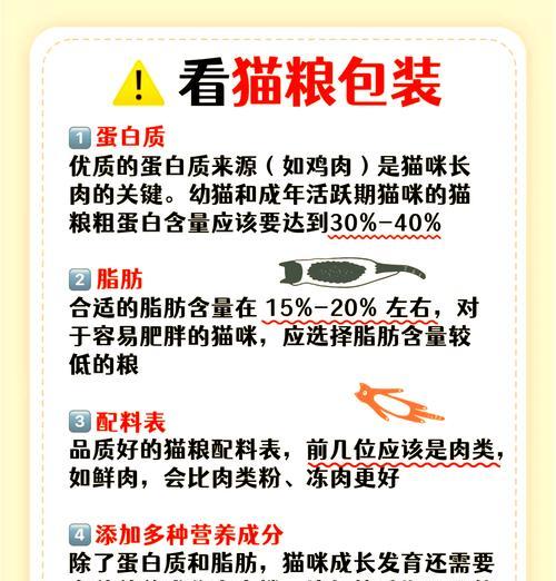 富猫适合哪种猫粮?如何选择高质量猫粮?