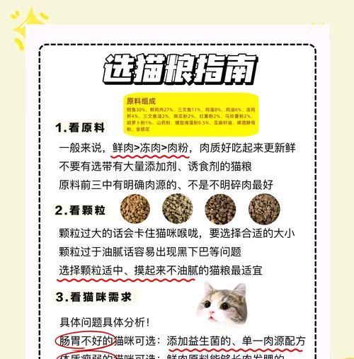 如何通过气味判断猫粮成分?