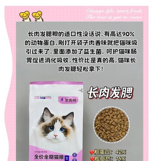 哪种猫粮能让猫咪增肥最快?选择标准是什么?